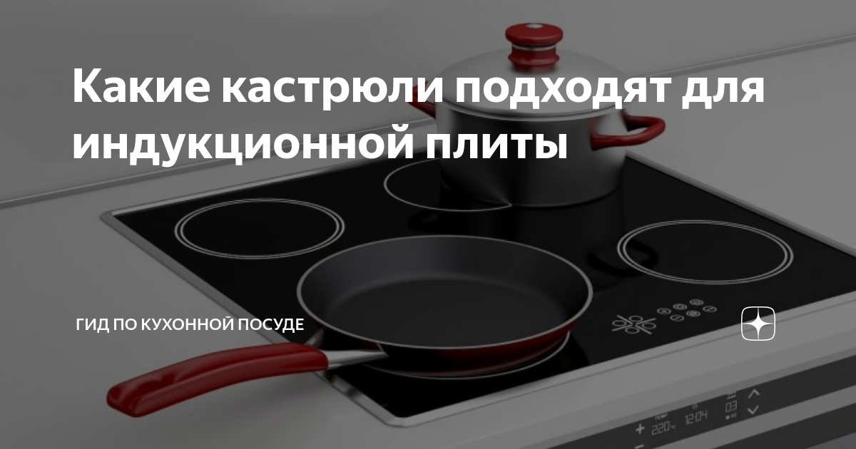 Какие кастрюли подходят для индукционной плиты | Гид по кухонной посуде ...