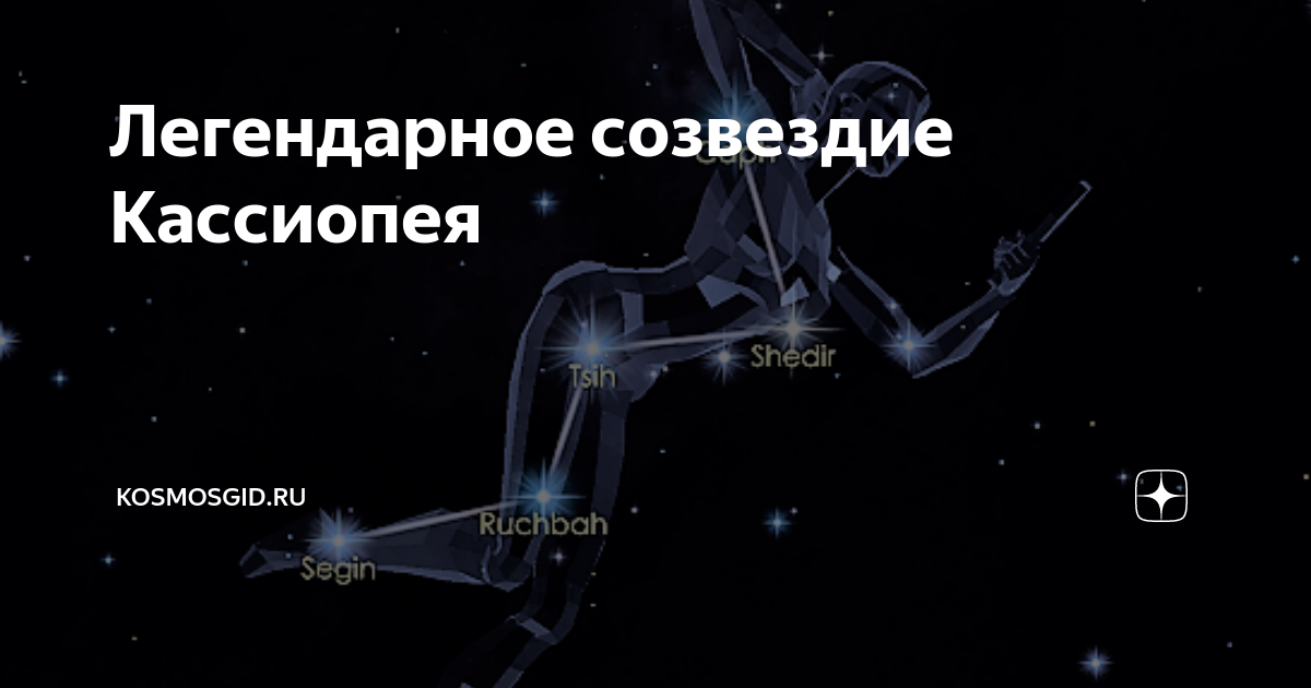 Легендарное созвездие Кассиопея | Космос гид | Дзен