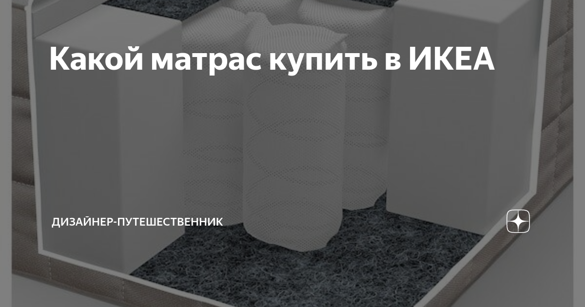 Какой матрас купить в ИКЕА | Дизайнер-путешественник | Дзен