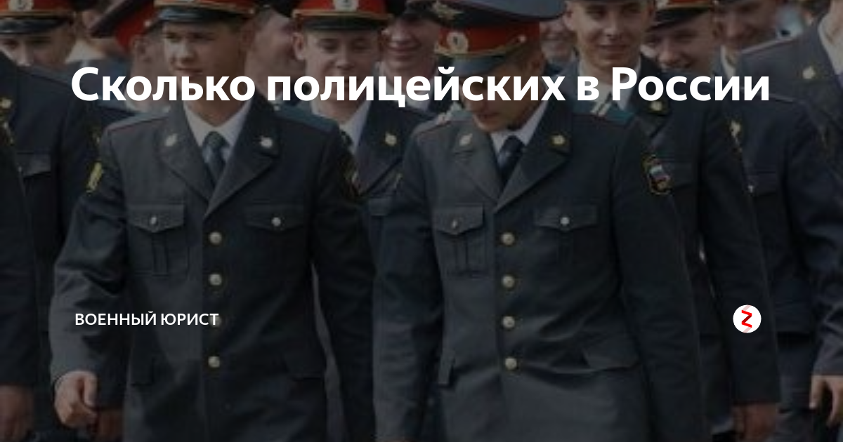 Сколько полицейских в России - Военный юрист - Дзен