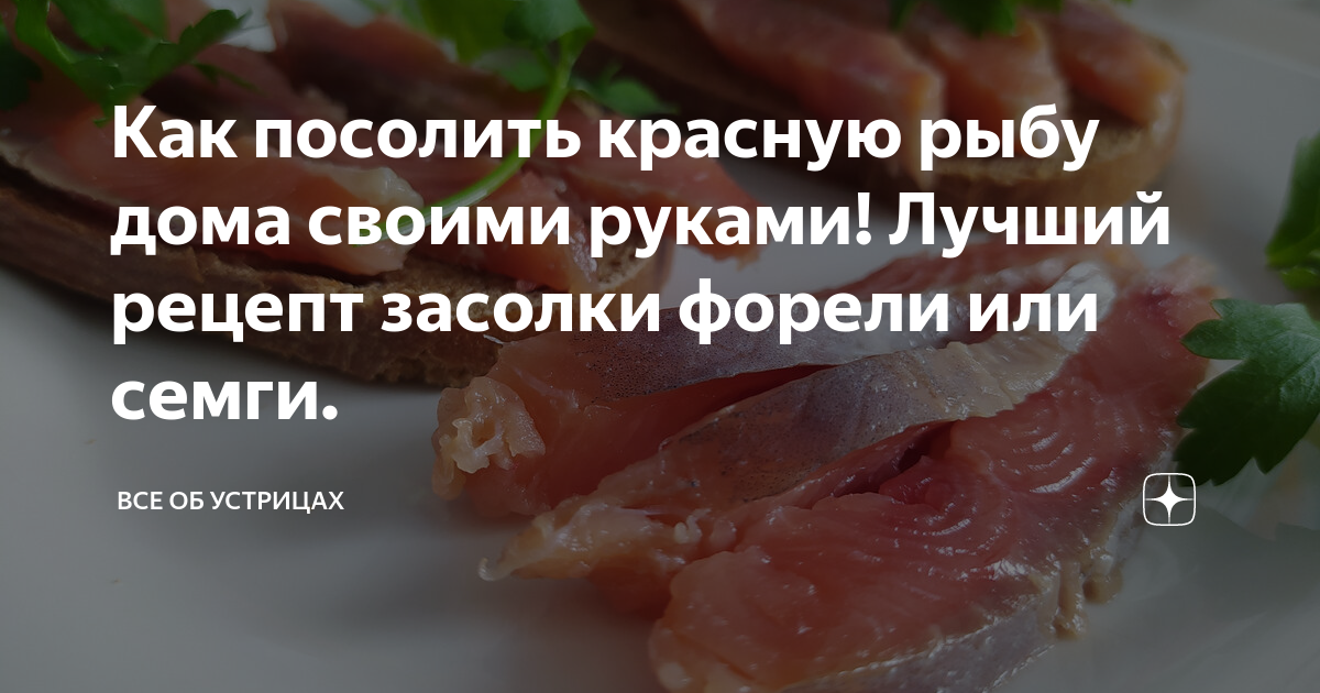 Как посолить красную рыбу дома своими руками! Лучший рецепт засолки ...