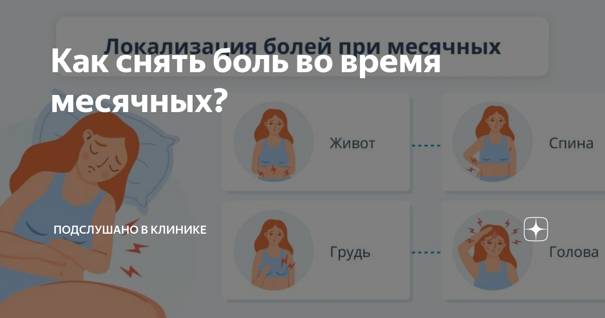 Как облегчить болезненные месячные?