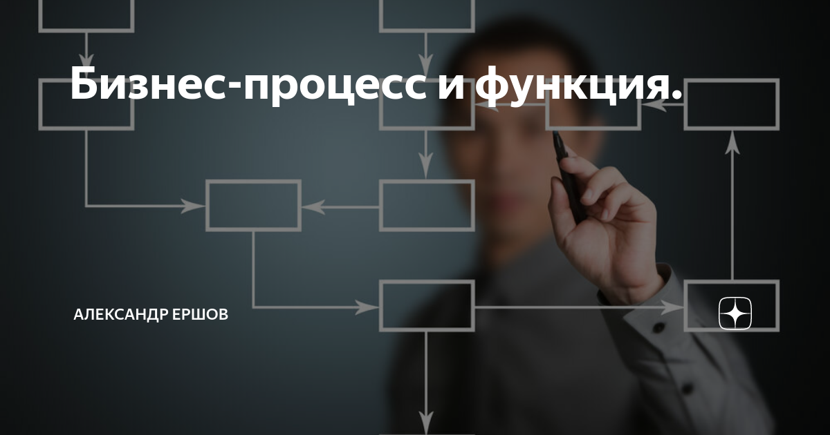 Бизнес-процесс и функция. | Александр Ершов | Дзен