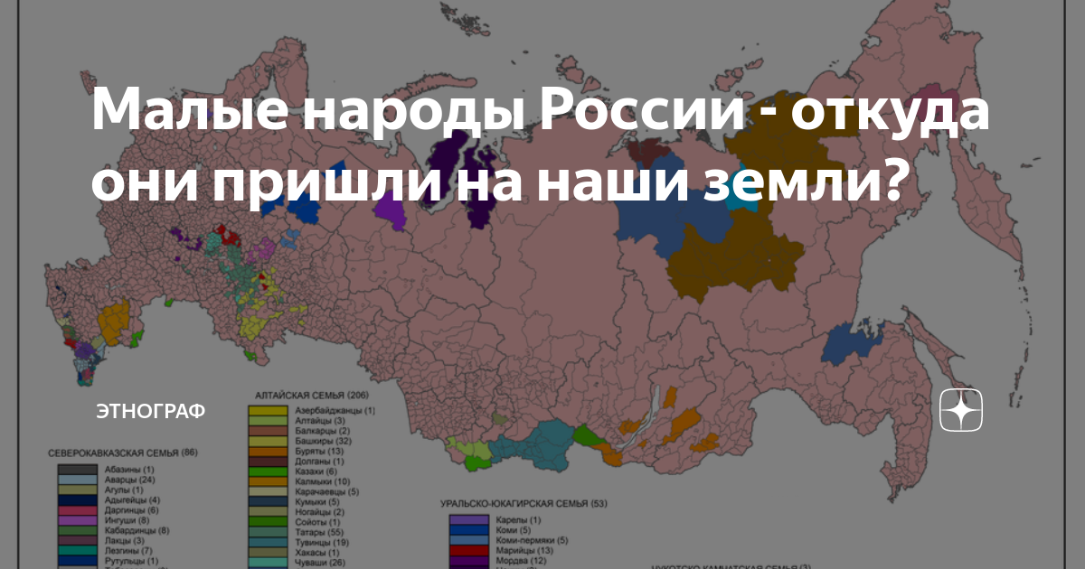 Сколько малочисленных народов в едином перечне