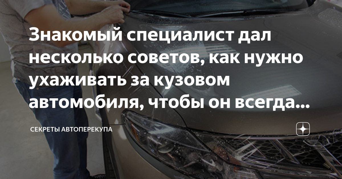 Знакомый специалист дал несколько советов, как нужно ухаживать за ...