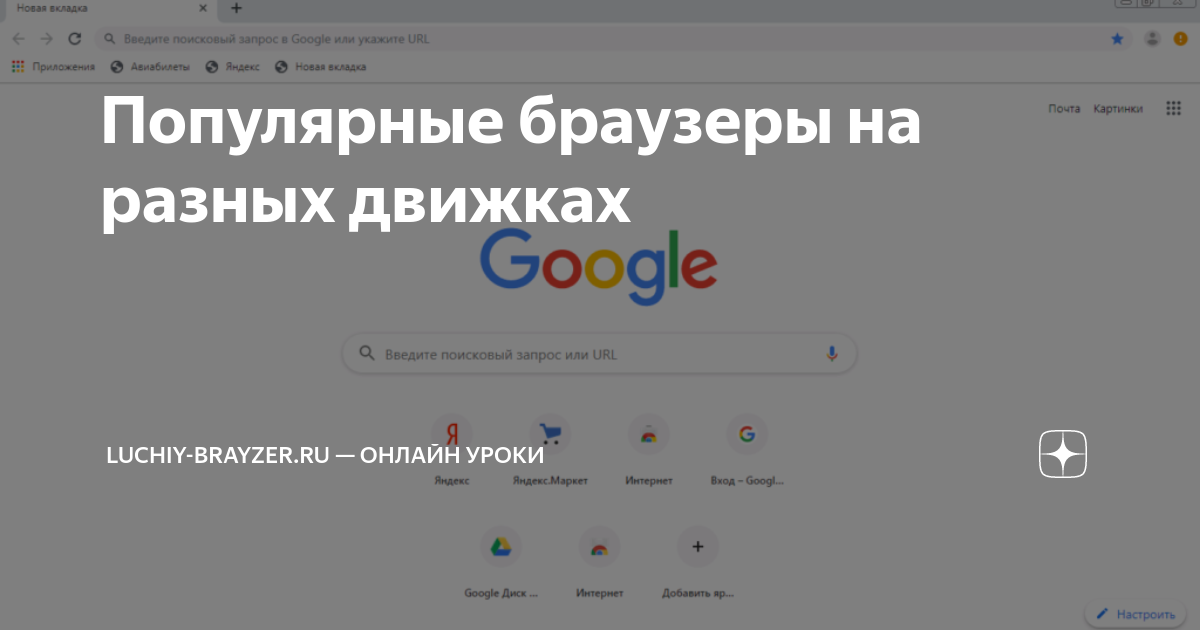 Какие браузеры на движке chromium