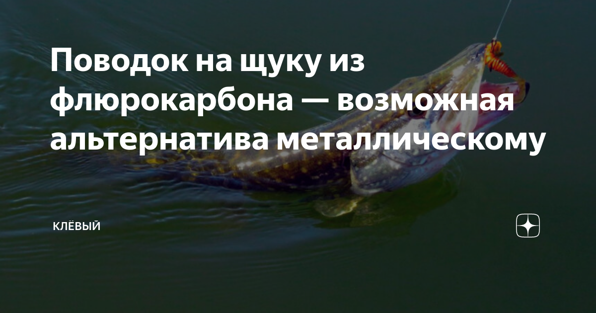 Какой поводок выбрать для рыбалки на щуку: все виды поводков