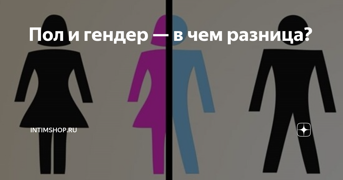 Различие пола и гендера