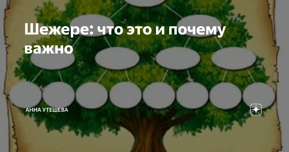 Шежере дерево образец в школу