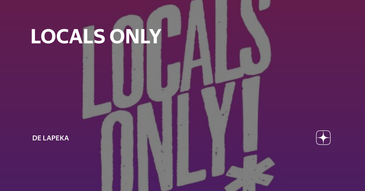 Locals only пушкинская карта