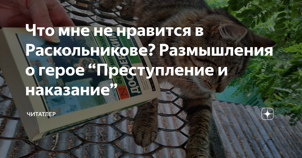 Что мне не нравится в Раскольникове? Размышления о герое “Преступление ...
