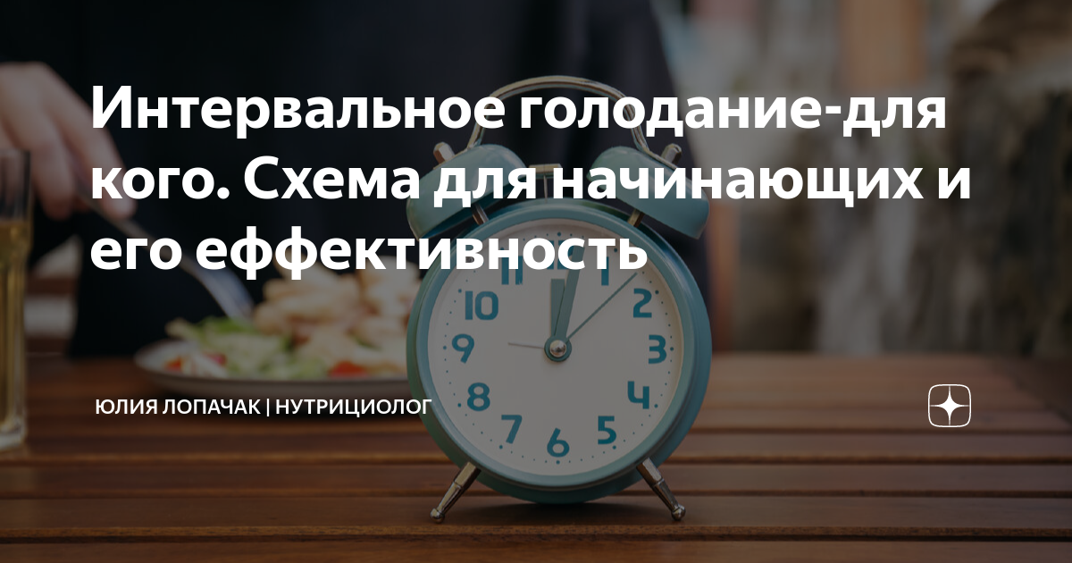 Интервальное голодание схемы для начинающих женщин