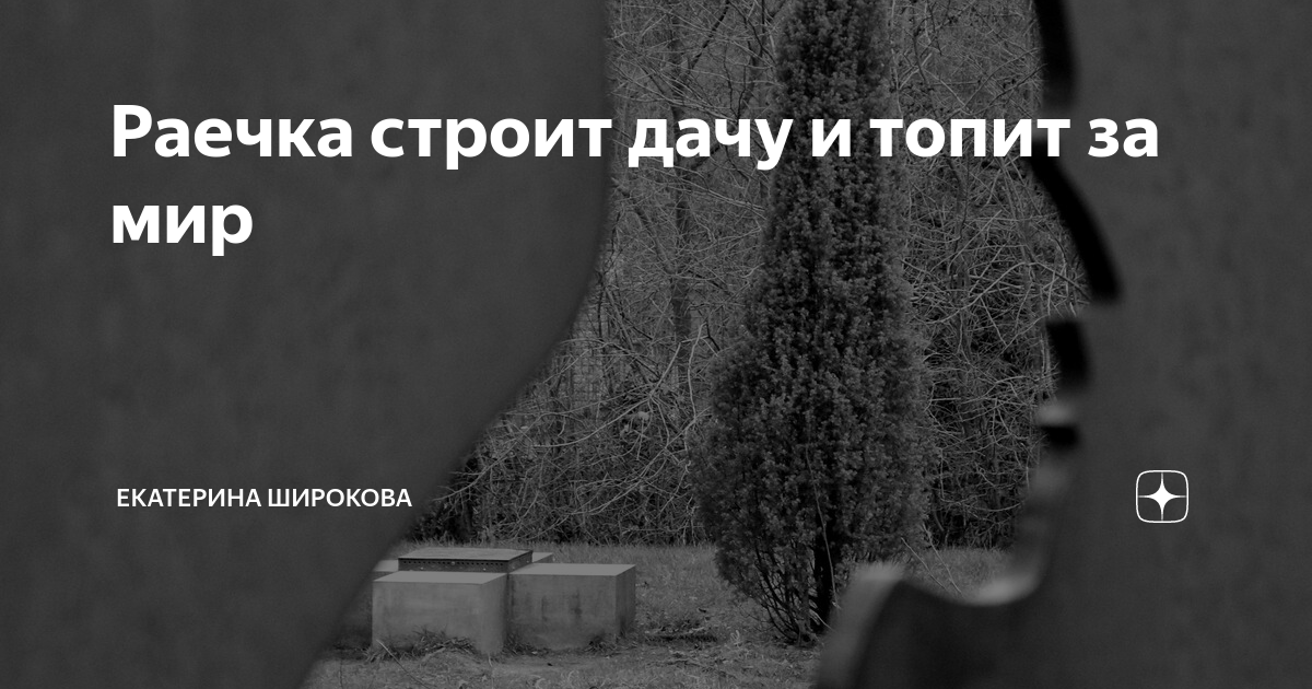 Раечка строит дачу и топит за мир | Екатерина Широкова | Дзен