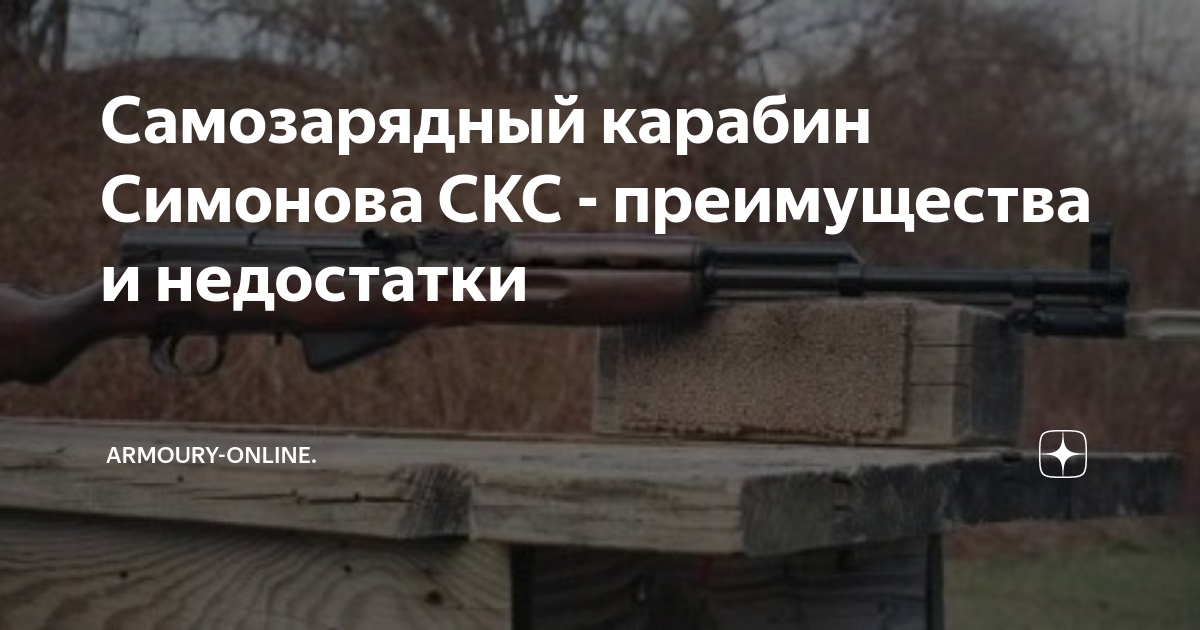 Самозарядный карабин Симонова СКС - преимущества и недостатки | Armoury ...