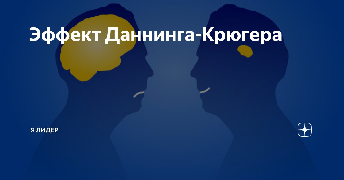 Даннинга крюгера эффект картинка