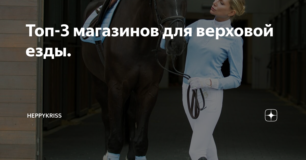 Топ-3 магазинов для верховой езды. | HeppyKriss | Дзен