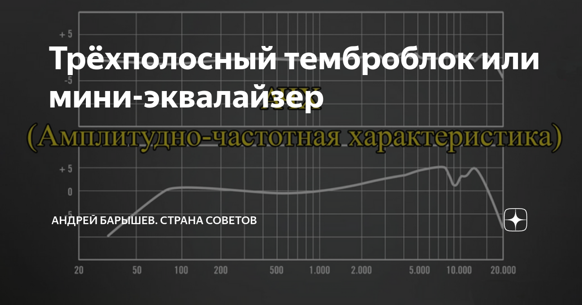 Схемы регуляторов тембра и эквалайзеров, самодельные темброблоки