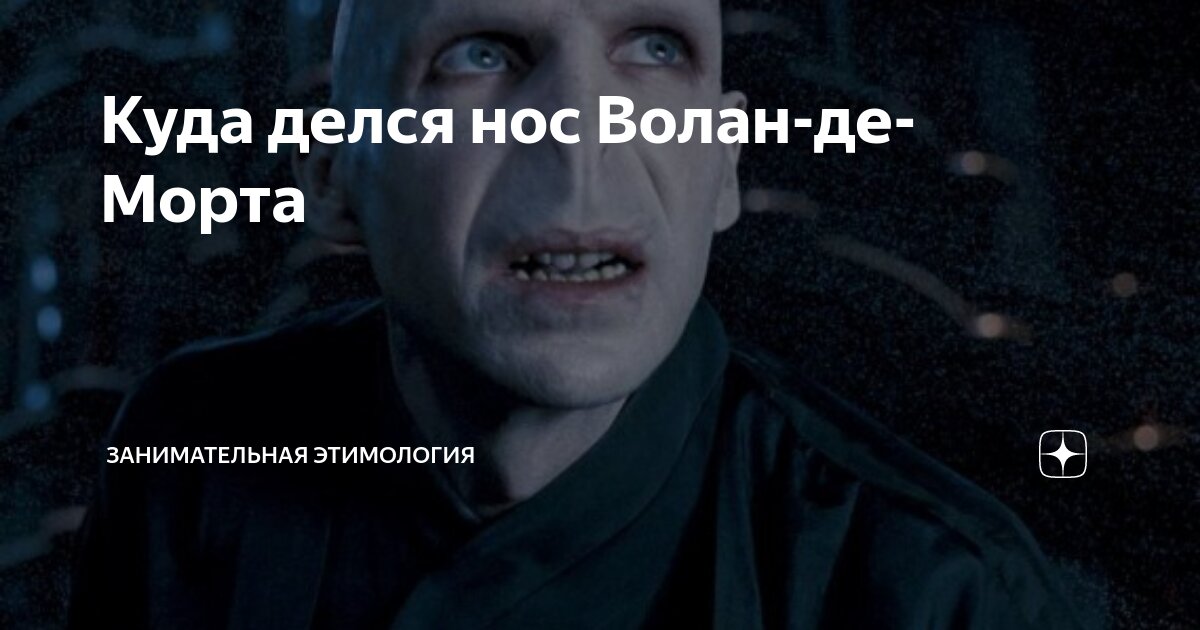 Кто нибудь знает,почему у Волан де Морта нет носа?) | Гарри Поттер и Все-Все-Все ϟ | ВКонтакте