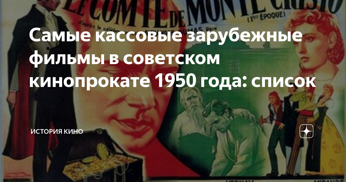Самые кассовые зарубежные фильмы в советском кинопрокате 1950 года ...