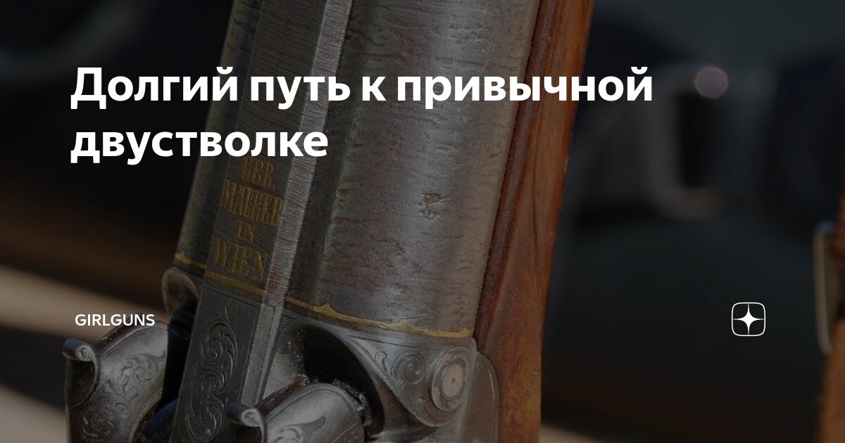 Долгий путь к привычной двустволке | girlguns | Дзен