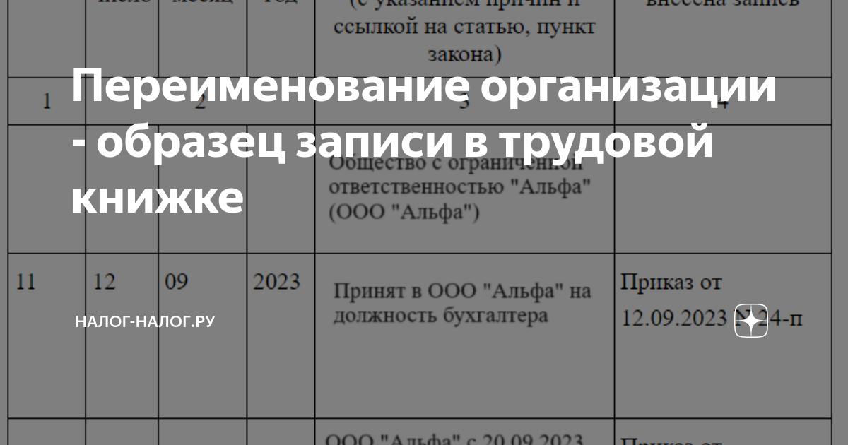 Лидеры мнений. Переименование отдела: что делать с оформлением работника – ilex