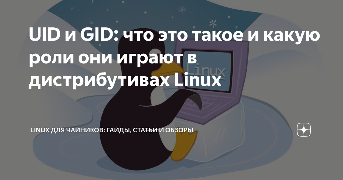 UID и GID: что это такое и какую роли они играют в дистрибутивах Linux ...
