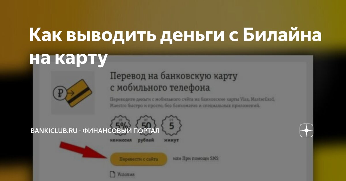 Новая услуга «Мобильный перевод» от Beeline