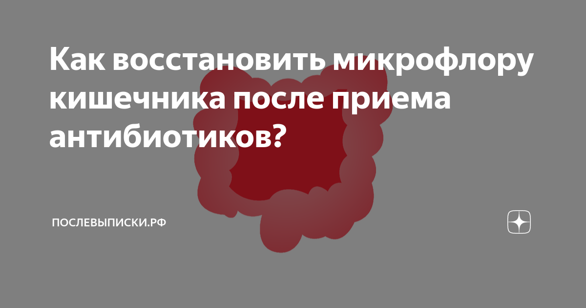 Как восстановить стул после антибиотиков