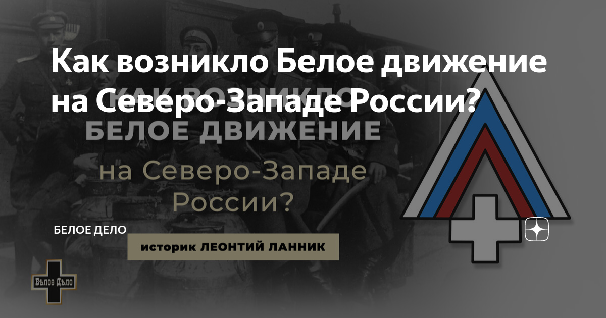 Как возникло Белое движение на Северо-Западе России? | Белое Дело | Дзен