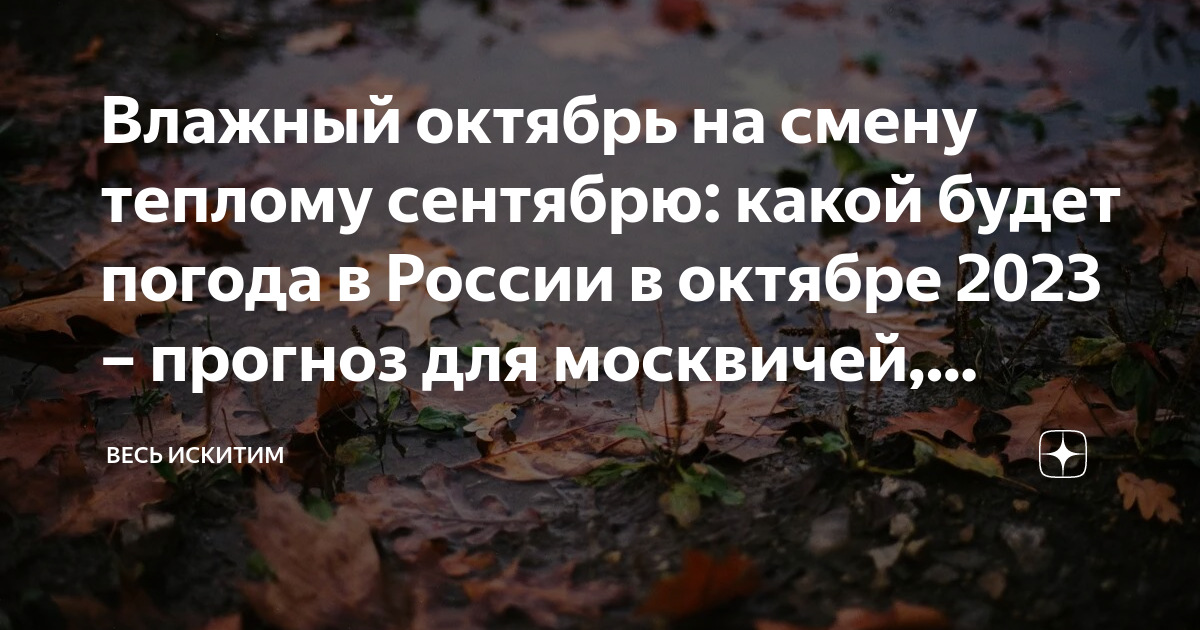 погода на октябрь в новосибирской области