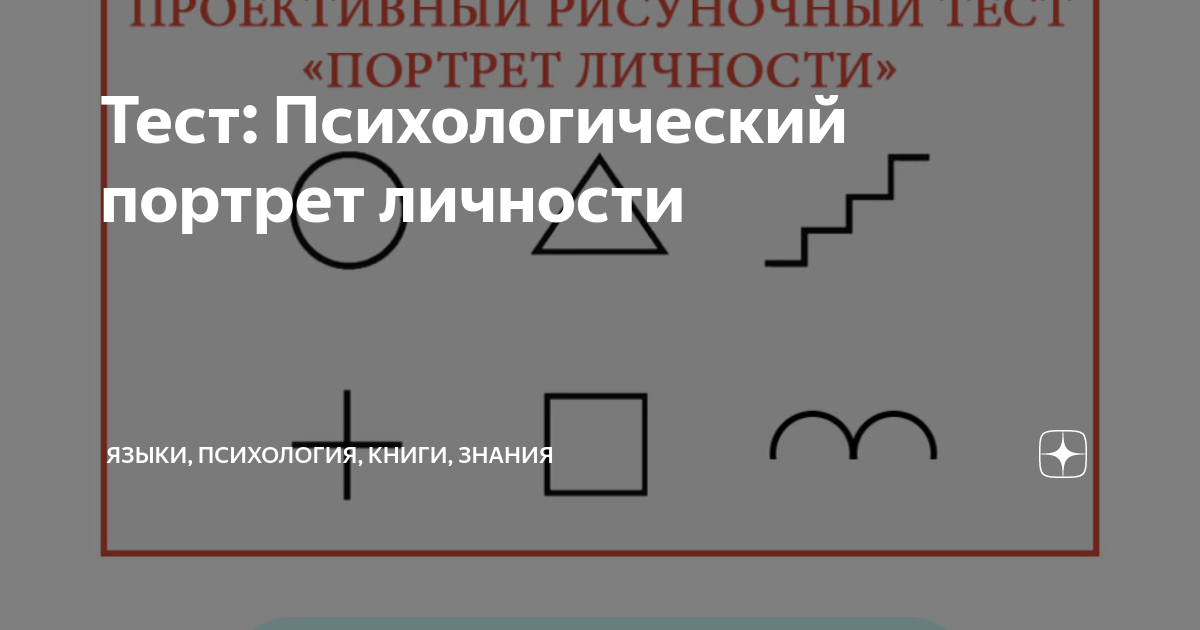 психологический анализ личности
