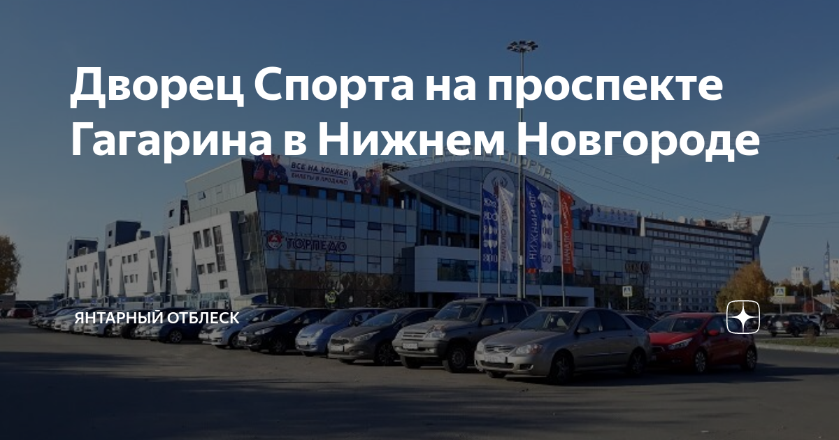 Дворец Спорта на проспекте Гагарина в Нижнем Новгороде | Янтарный ...