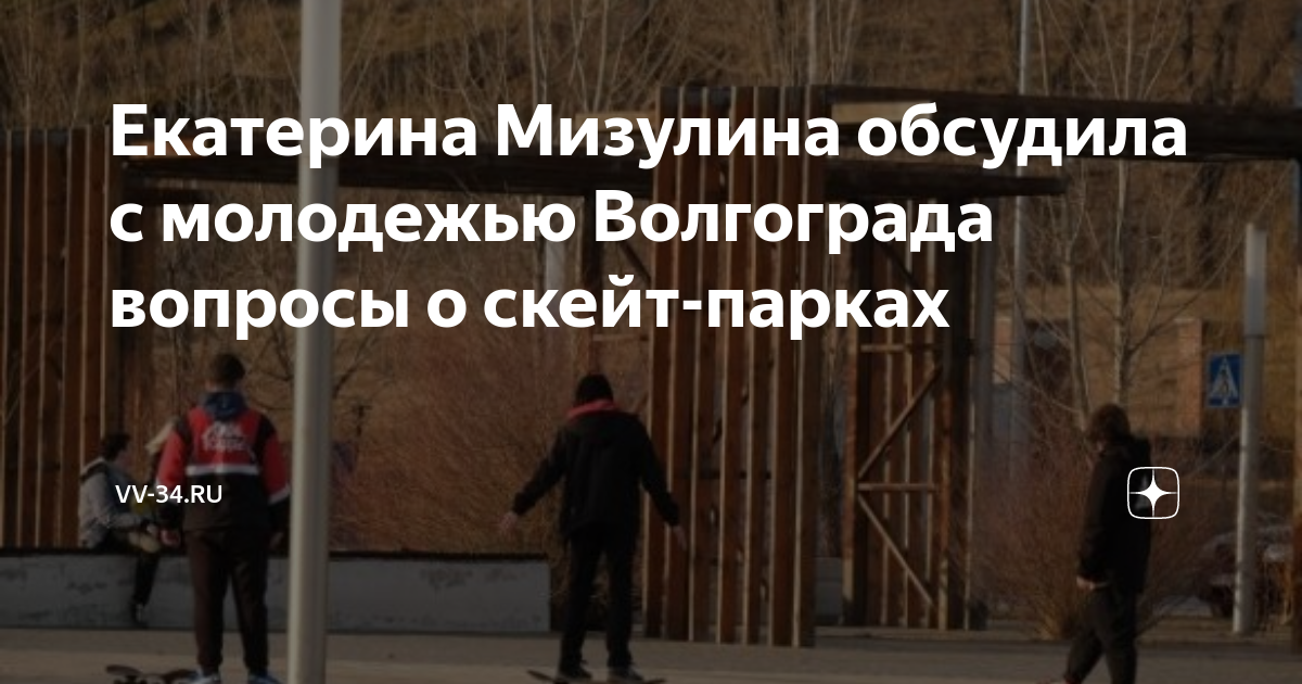 Екатерина Мизулина обсудила с молодежью Волгограда вопросы о скейт-парках