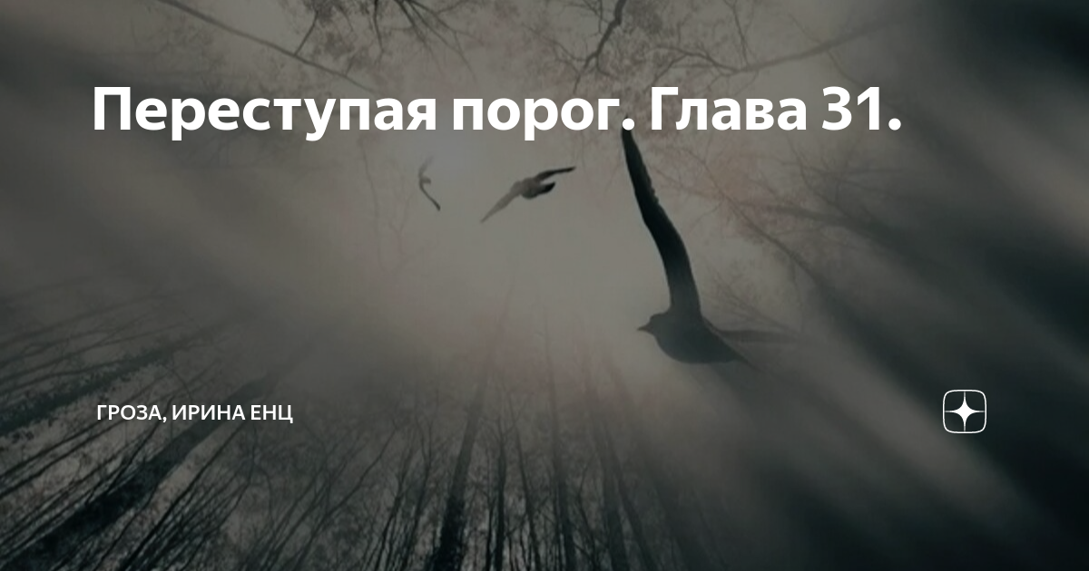 Переступая порог. Глава 31. | ГРОЗА, ИРИНА ЕНЦ | Дзен