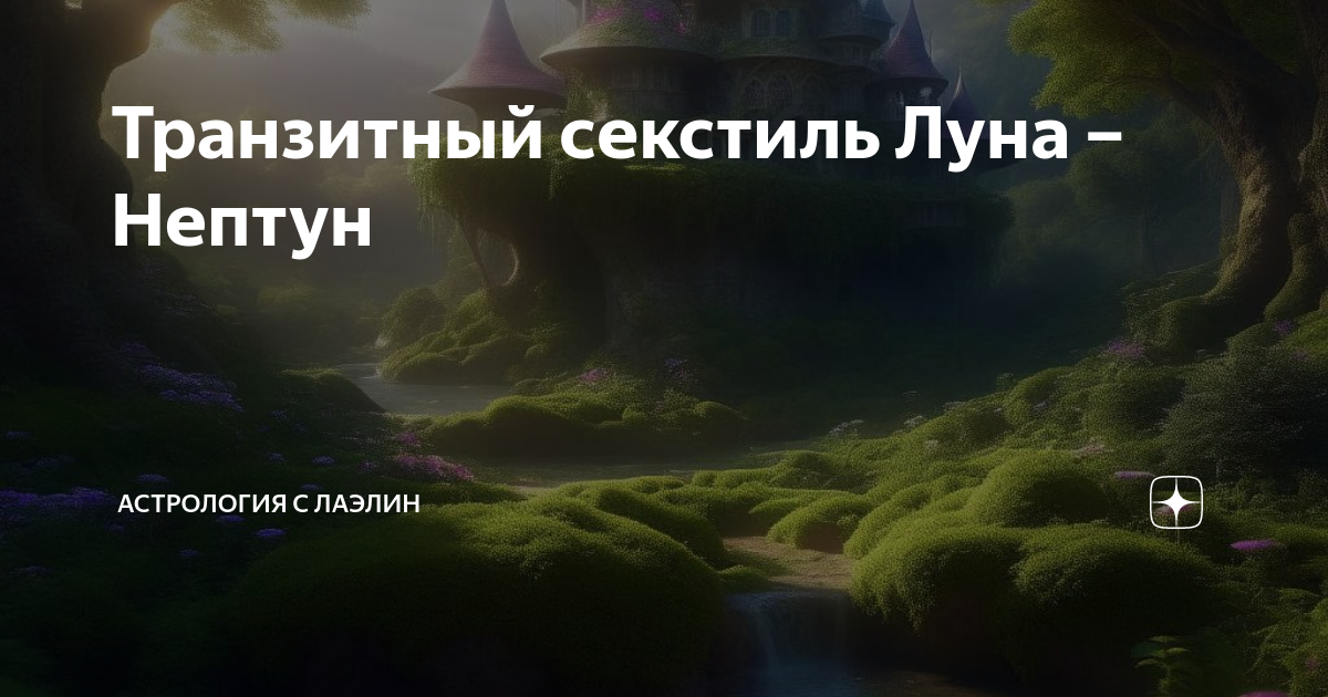 Секстиль Луна – Нептун в натальной карте женщин и мужчин – значение, расшифровка