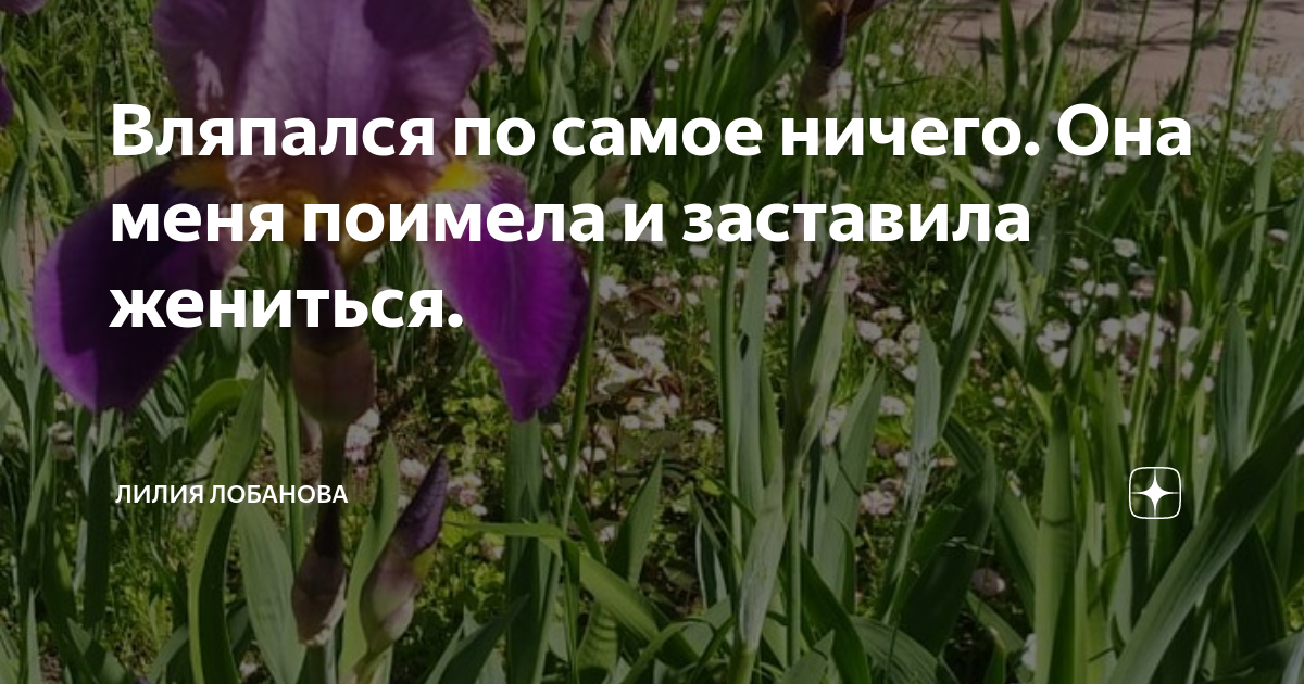 Вляпался по самое ничего. Она меня поимела и заставила жениться ...