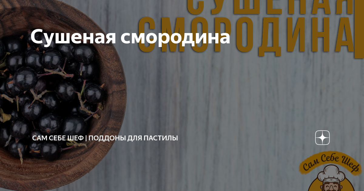 Сушеная смородина | Сам Себе Шеф | Поддоны для пастилы | Дзен