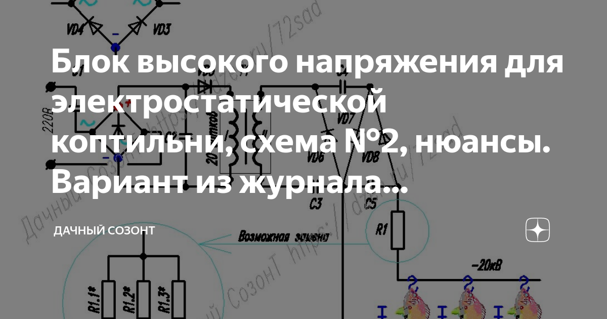 Электростатическая коптильня своими руками: как собрать в домашних условиях