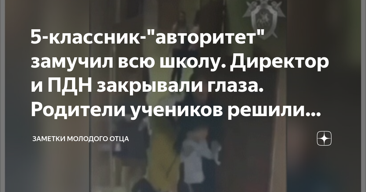 5-классник-"авторитет" замучил всю школу. Директор и ПДН закрывали ...