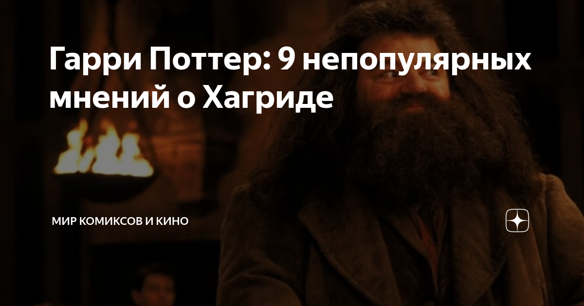 Гарри Поттер: 9 непопулярных мнений о Хагриде | Мир комиксов и кино | Дзен