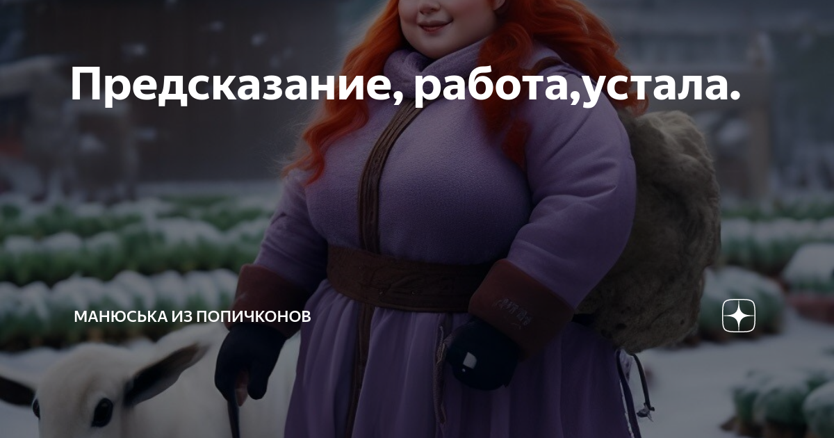 Предсказание, работа,устала. | Манюська из Попичконов | Дзен
