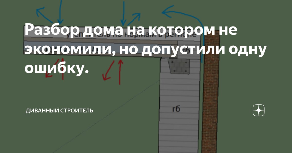 Разбор дома на котором не экономили, но допустили одну ошибку ...