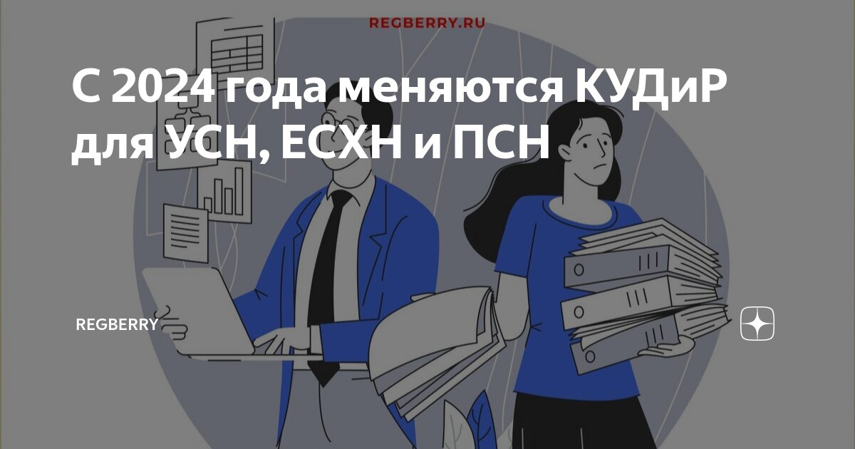 С 2024 года меняются КУДиР для УСН, ЕСХН и ПСН | Regberry | Дзен