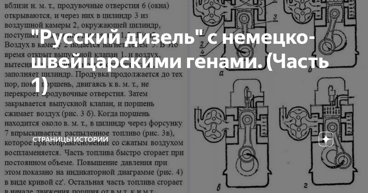 "Русский дизель" с немецко-швейцарскими генами. (Часть 1) | История без ...