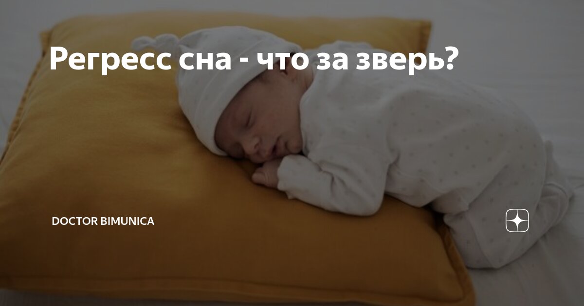 Регресс сна - что за зверь? | Doctor Bimunica | Дзен