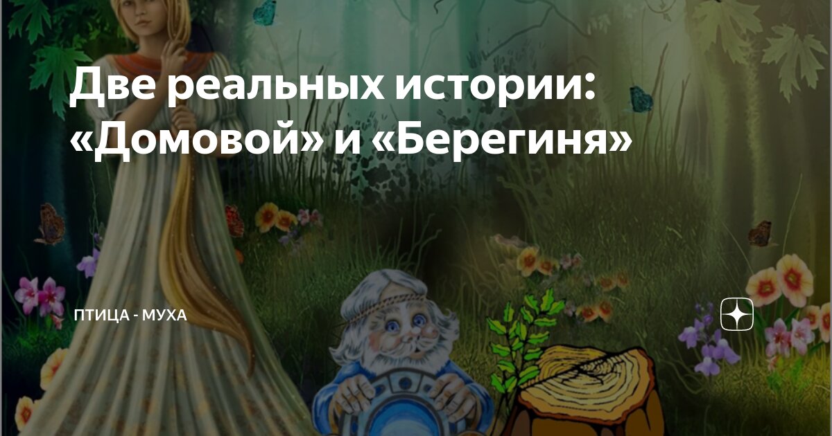 Две реальных истории: «Домовой» и «Берегиня» | Птица - муха | Дзен