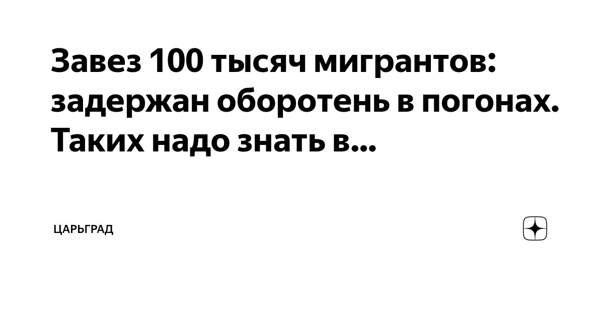 Завез 100 тысяч мигрантов: задержан оборотень в погонах. Таких надо ...