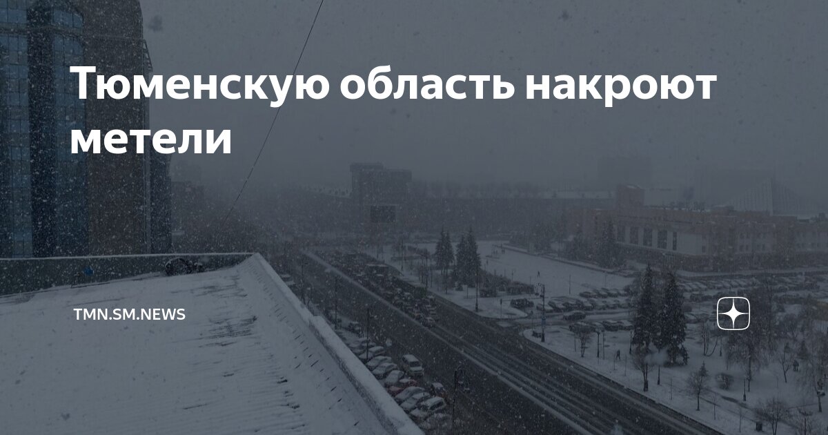 Тюменскую область накроют метели | TMN.SM.NEWS | Дзен