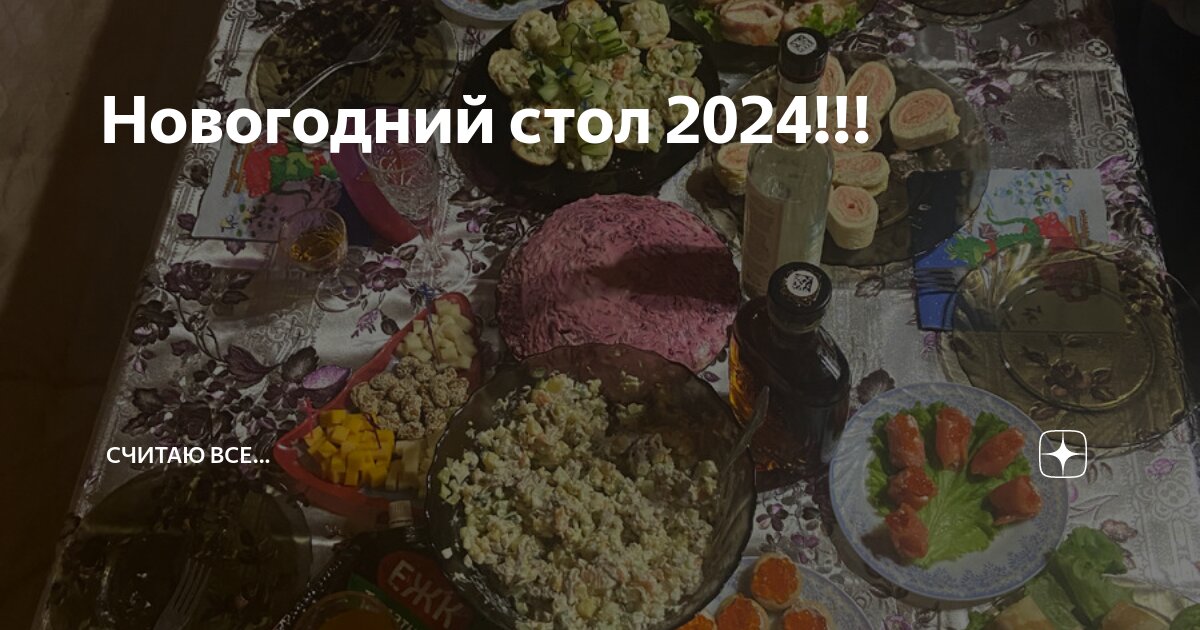 Новогодний стол на 2024 что любит дракон