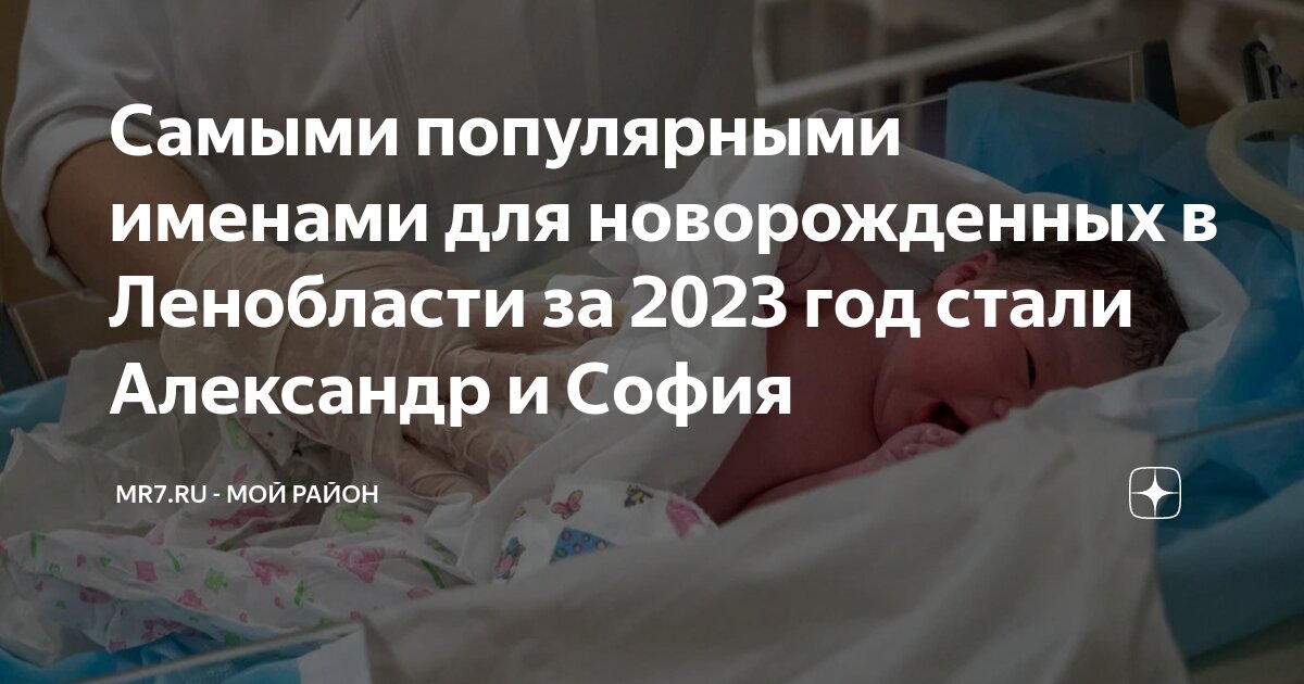 Популярные имена для мальчиков в 2023 году